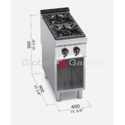 Plynový sporák Bertos G9F2M | Bertos 117099002